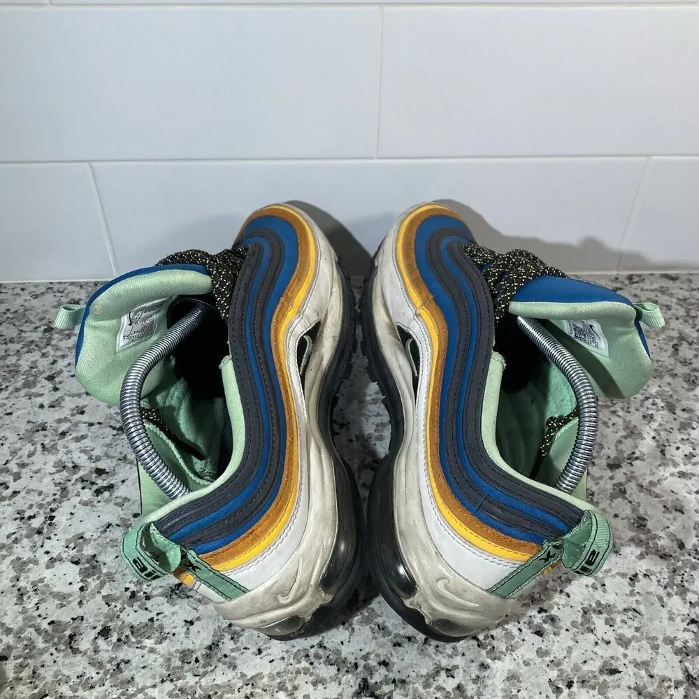 Nike Mens Air Max 97 CZ7868-300 Blue Casual Shoes Sneakers Size 10 - Picture 5 of 8